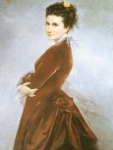 Auto-portrait de Nélie Jacquemart-André (1841 - 1912).